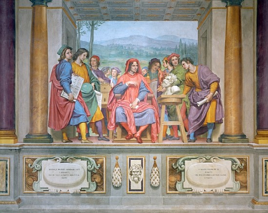 Lorenzo amongst the artists de Ottavio Vannini