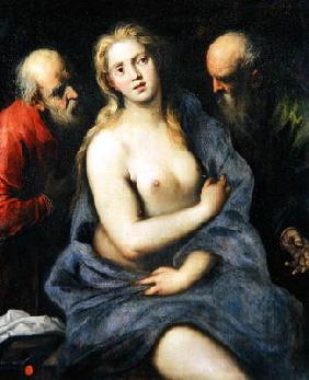 Susanna and the Elders (oil on canvas)