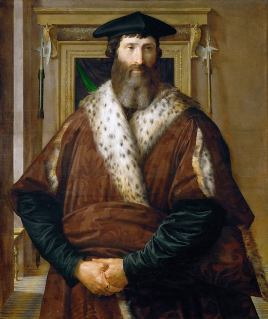 Portrait of a Man (Malatesta Baglione) de Parmigianino