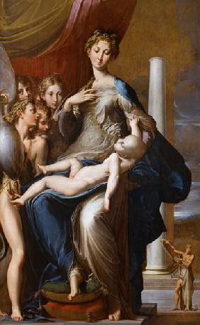 Madonna mit dem langen Hals (... Dal collo lungo)