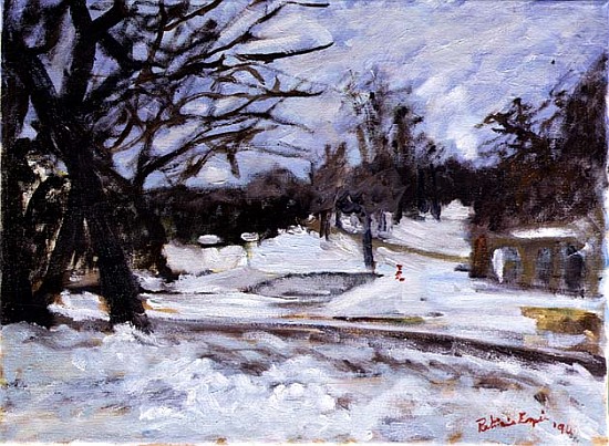 February Snow, 1994 (oil on canvas)  de Patricia  Espir