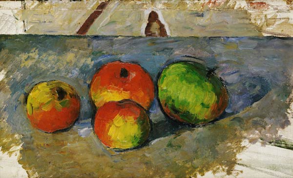 Four Apples de Paul Cézanne
