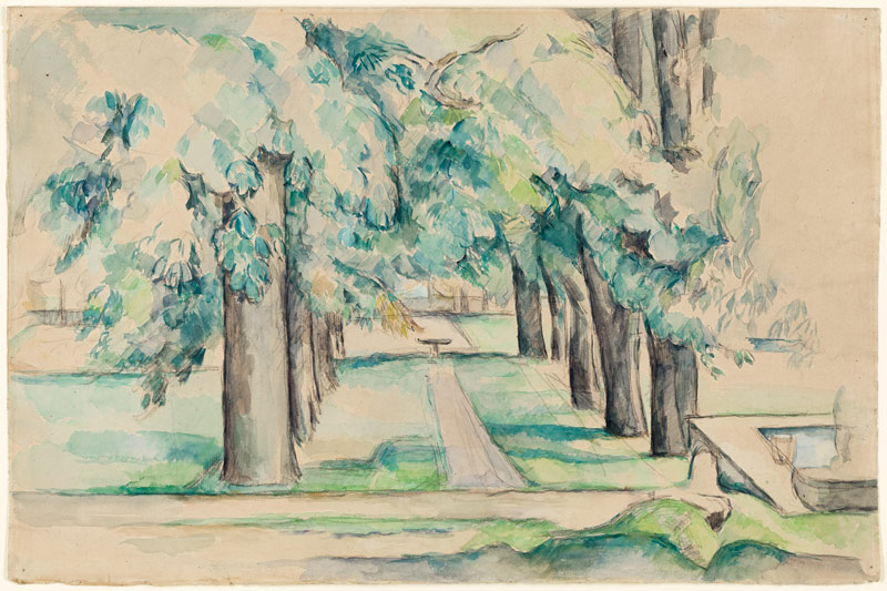 Avenue of Chestnut Trees at the Jas de Bouffan de Paul Cézanne