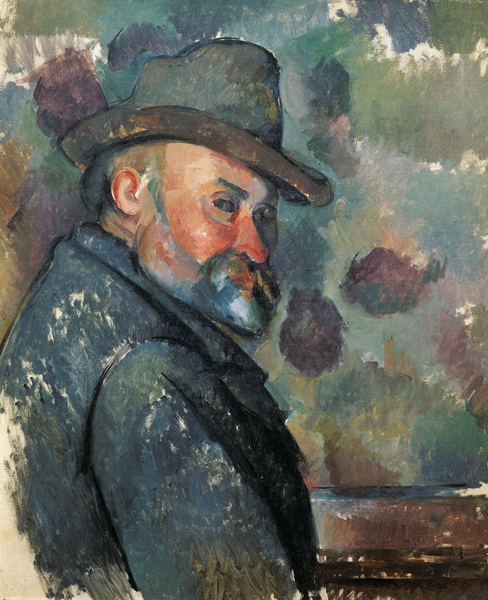 Self-Portrait in a Hat de Paul Cézanne