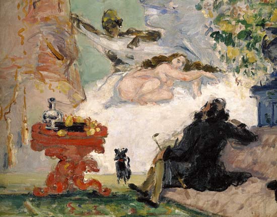 P.Cezanne / A Modern Olympia / 1873 de Paul Cézanne