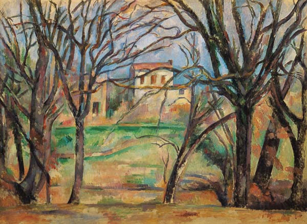 Houses and trees de Paul Cézanne