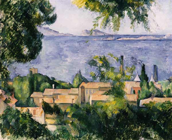 The Rooftops Of L''Estaque de Paul Cézanne