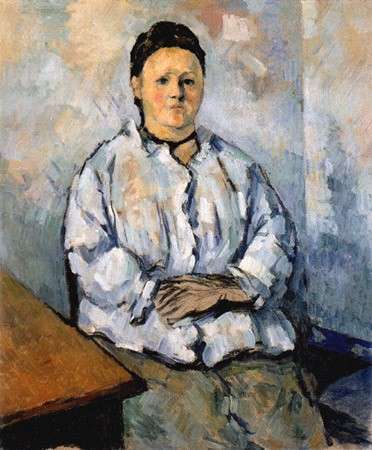 Sedentary madam Cezanne de Paul Cézanne