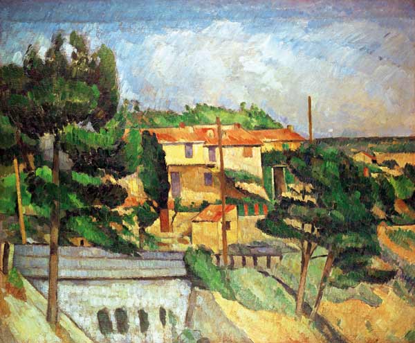 Viaduct at Estaque de Paul Cézanne