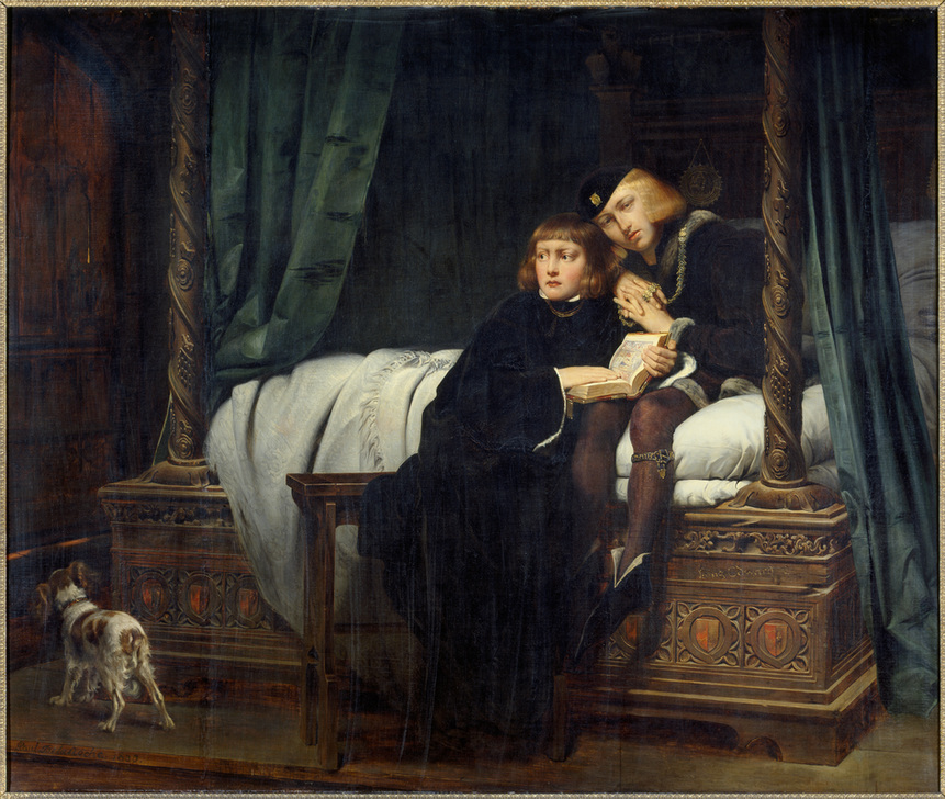 The Sons of Edward IV in the Tower de Paul Delaroche