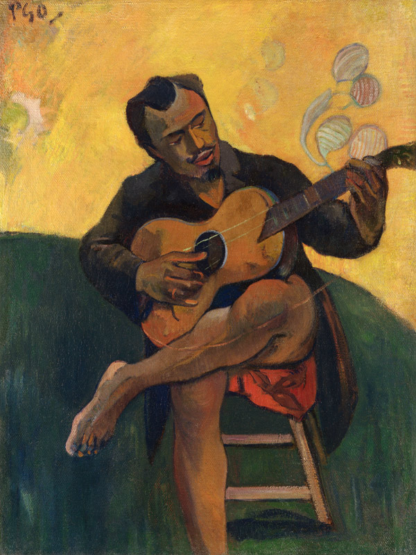 The Guitar Player de Paul Gauguin