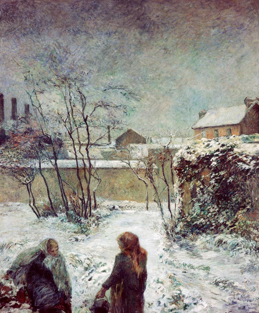 Rue Carcel in winter de Paul Gauguin