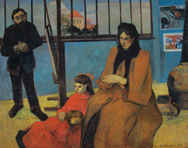 The Schuffenecker Family, or Schuffenecker's Studio de Paul Gauguin