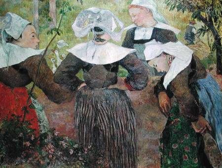 Four Breton Women de Paul Gauguin