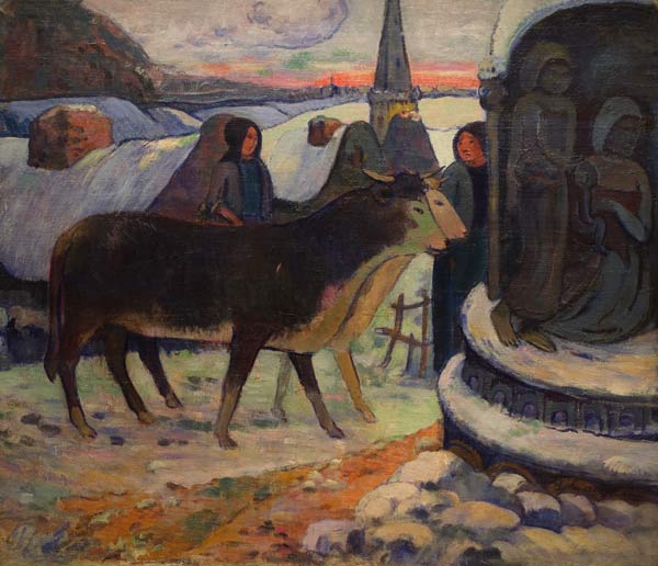 Christmas Night (The Blessing of the Oxen) de Paul Gauguin