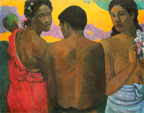 Native on Tahiti de Paul Gauguin