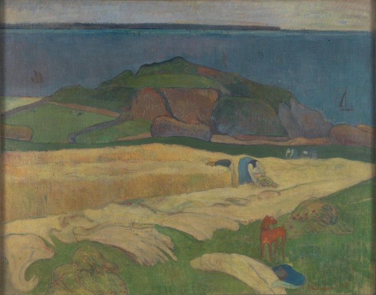 Harvest (Le Pouldu) de Paul Gauguin