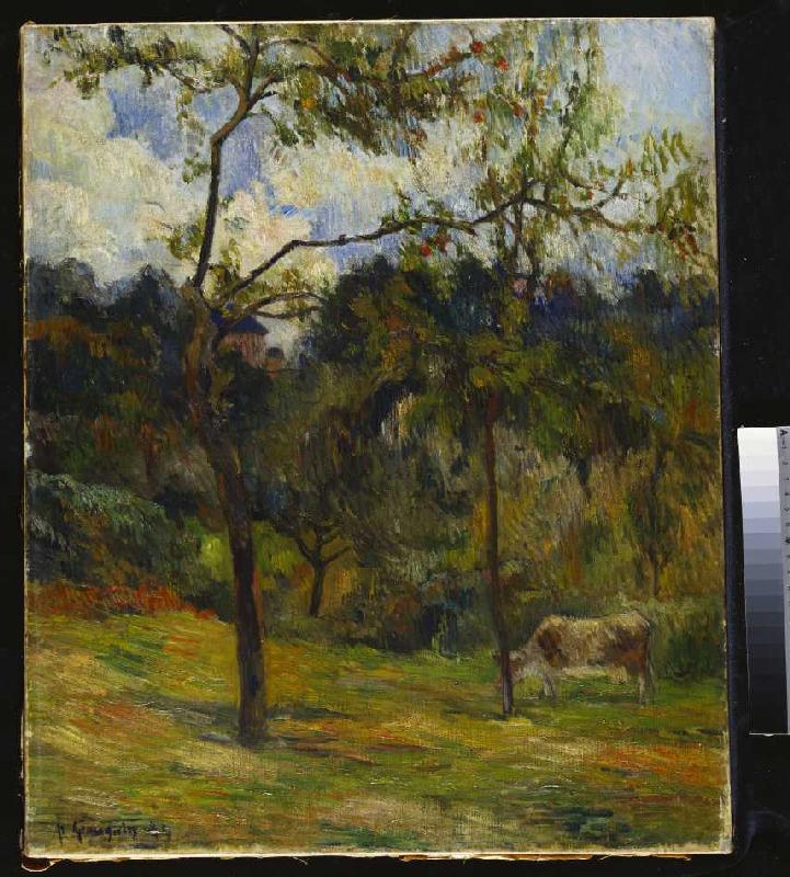 Landschaft in der Normandie de Paul Gauguin