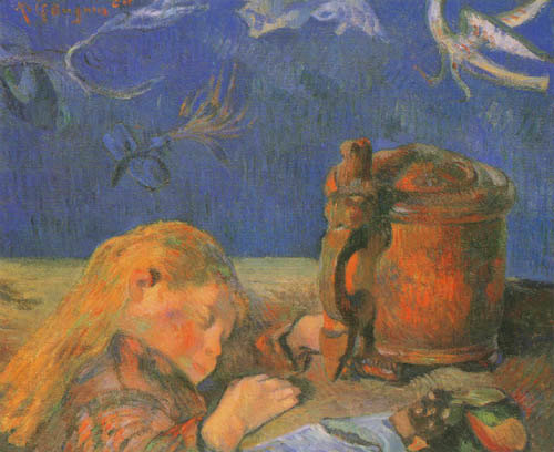 Sleeping child de Paul Gauguin