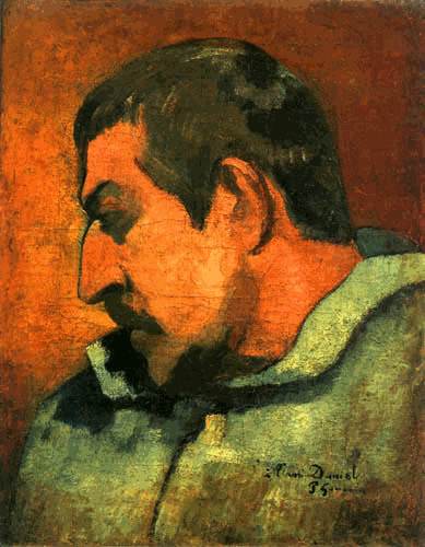 Daniel dedicated to self-portrait, the friend de Paul Gauguin
