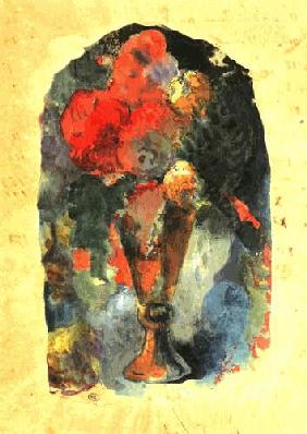 Flower vase to Delacroix (frontispiece for Noa Noa