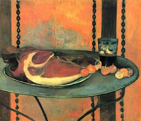 Still life with ham