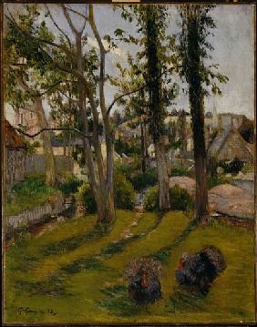 The Turkeys (Pont Aven Landscape) 1888