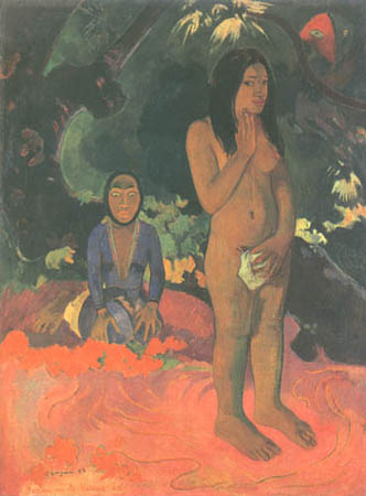 Word of the devil (Parau na te Varua Ino) de Paul Gauguin