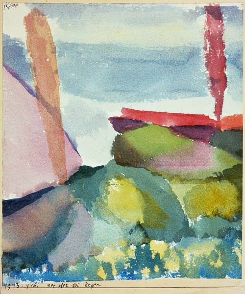 Seeufer bei Regen de Paul Klee