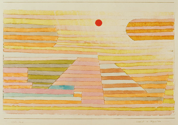 Abend in Aegypten, 1929.33. de Paul Klee