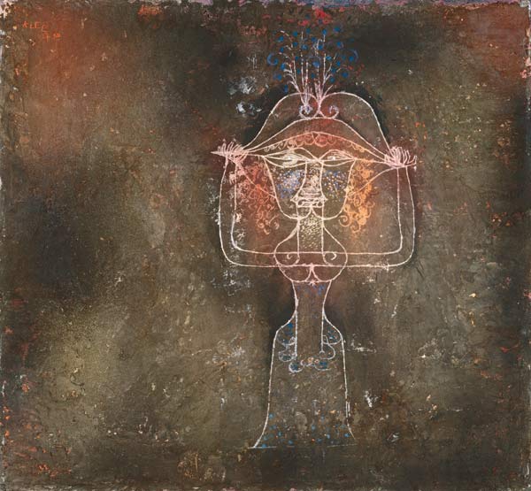 The singer of the funny opera de Paul Klee