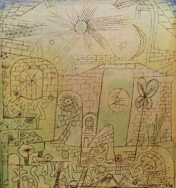 Fruehlings-Sonne, 1919.52 de Paul Klee