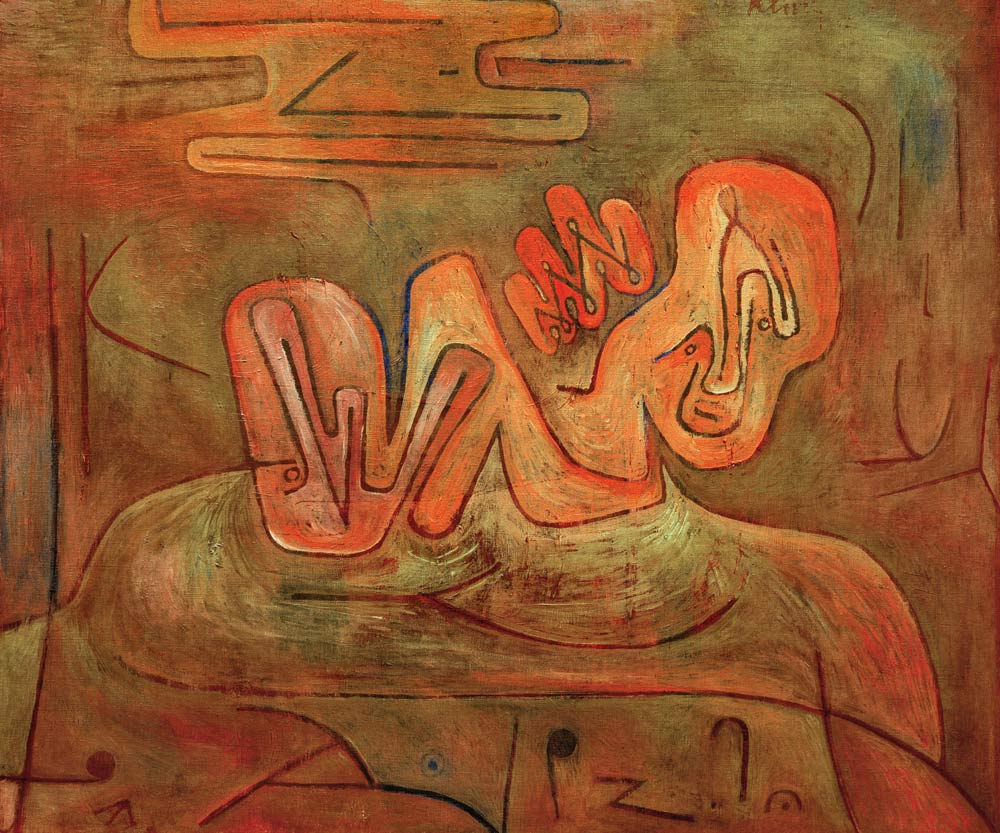 Katastrophe der Sphinx, de Paul Klee