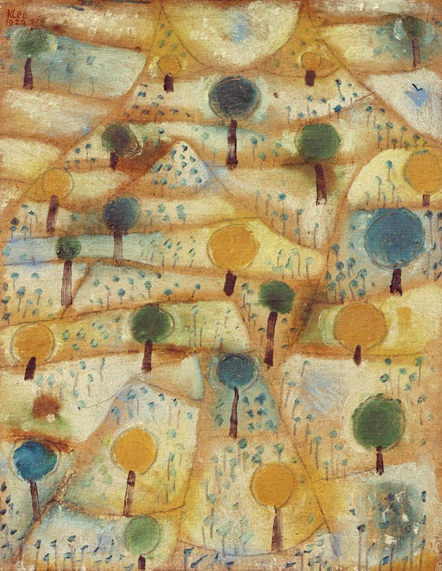 Kleine rhythmische Landschaft, de Paul Klee