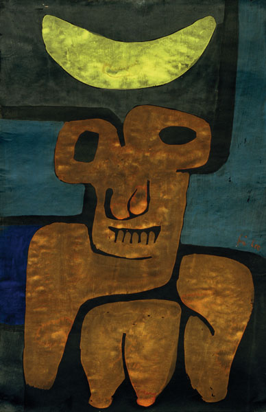 Luna der Barbaren, 1939, 284 (V 4). de Paul Klee