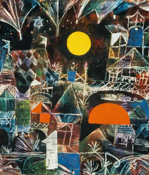 Moonrise -- sunset de Paul Klee