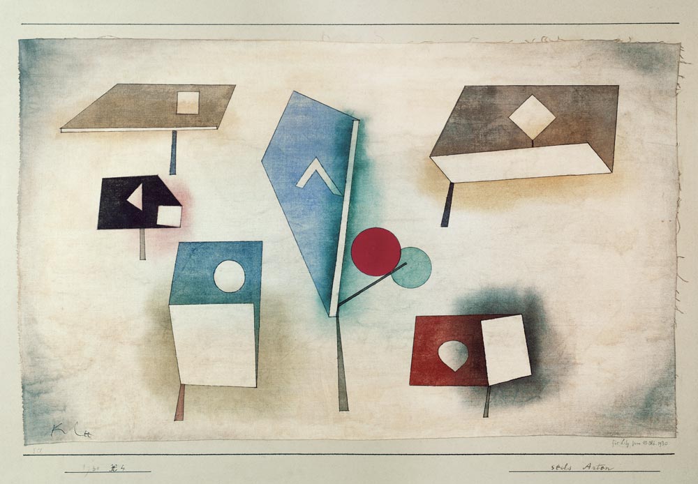 Sechs Arten, 1930, de Paul Klee