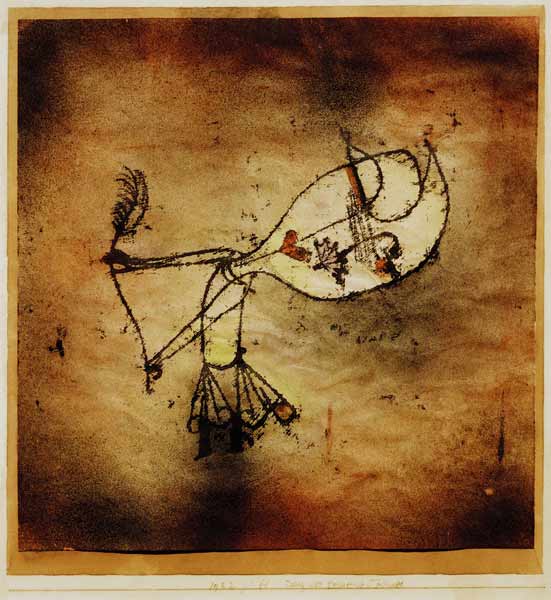 Tanz des trauernden Kindes, 1922.11 de Paul Klee