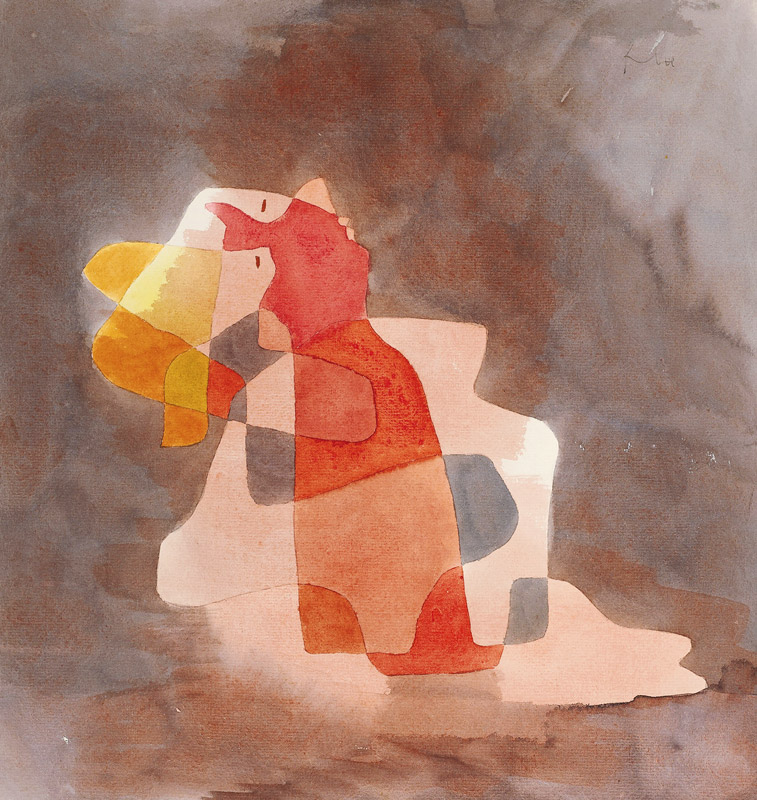 Woman Leaning Back de Paul Klee