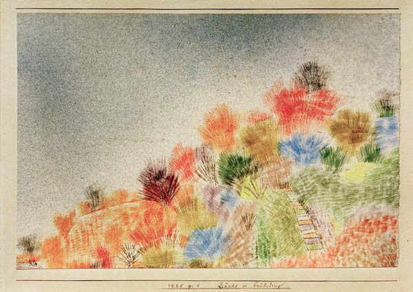 Buesche im Fruehling, de Paul Klee