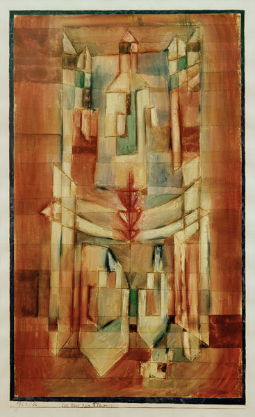 Das Haus zum Fliegerpfeil de Paul Klee