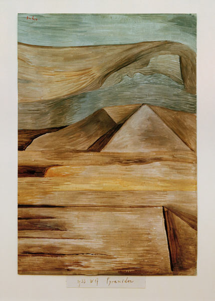 Pyramiden, 1933. de Paul Klee