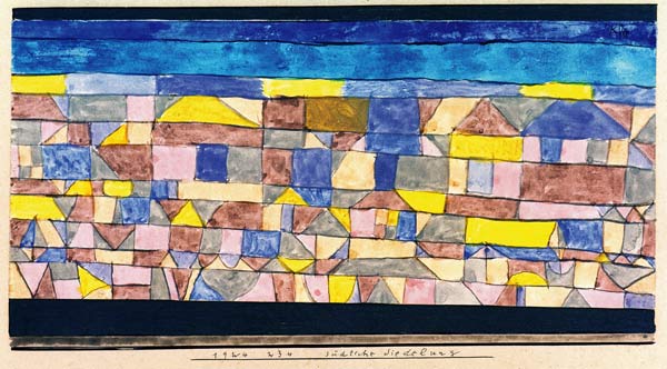 Suedliche Siedelung 1924.234. de Paul Klee