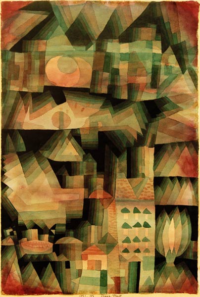 Traum-Stadt, 1921.106 de Paul Klee