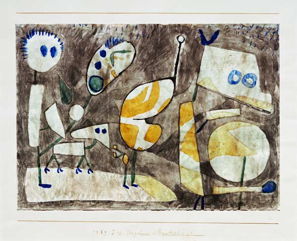 Ungeheuer in Bereitschaft, 1939, 75 de Paul Klee
