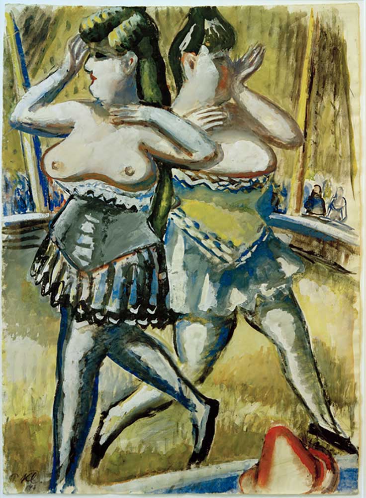 Two circus dancers de Paul Kleinschmidt