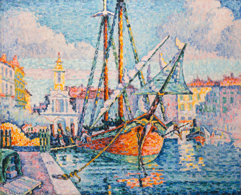 The Port, 1923 (oil on canvas) de Paul Signac