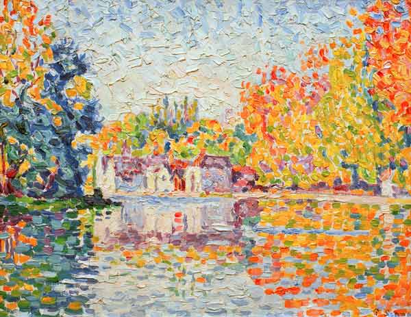 The Seine near Samois (from a series of 4 studies) de Paul Signac