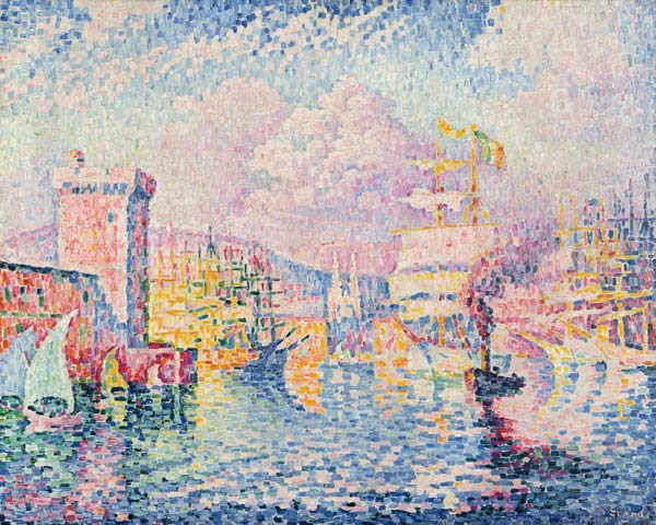 La Tour Rose, Marseille de Paul Signac