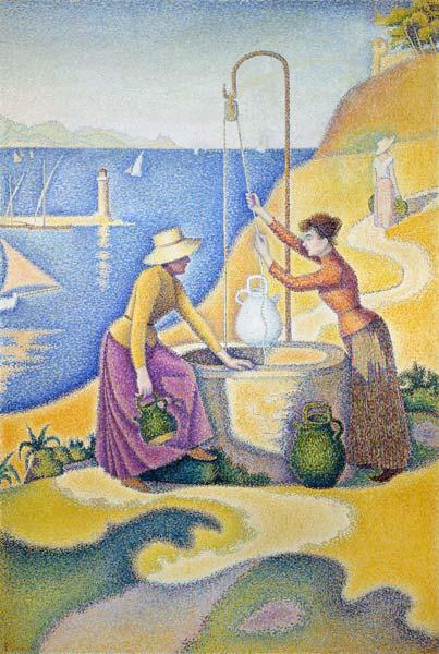 P.Signac / Mujeres en el pozo / 1892